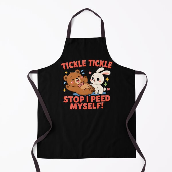 Item preview, Tickle Stop I Peed Myself Cute Animal Bear Bunny Graphic designed and sold by MagicSD Designs.