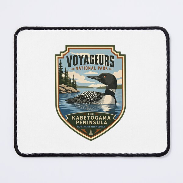 Item preview, Voyageurs National Park The Kabetogama Peninsula Northern Minnesota Common Loon Travel Souvenir designed and sold by Simsimah26Parks.