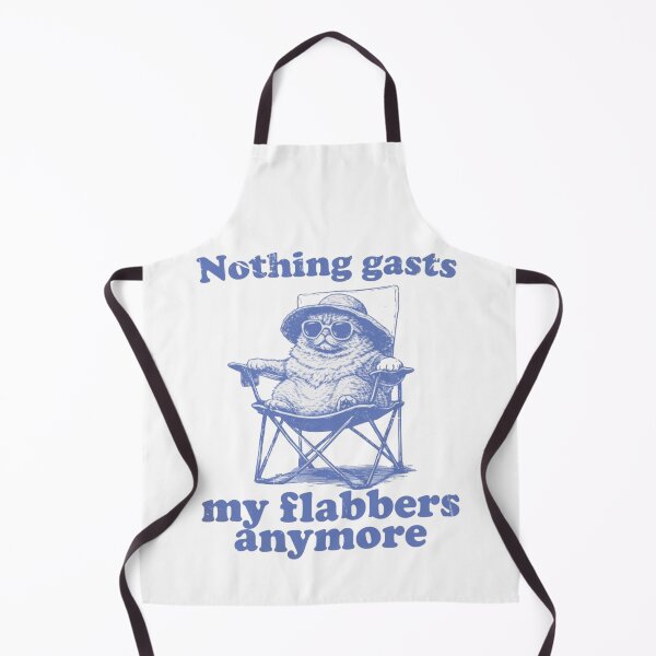 Item preview, Nothing Gasts My Flabbers Anymore | Funny Lazy Cat Meme | Retro Humor Design designed and sold by Gbriel3.