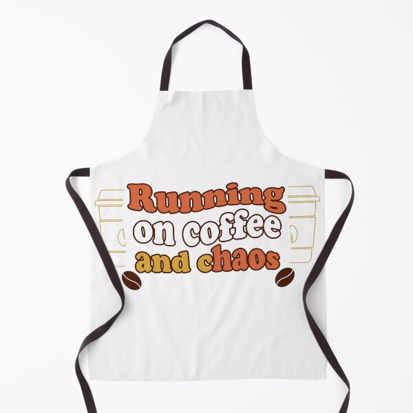 Item preview, Running On Coffee And Chaos Retro Typography designed and sold by Joshbrowny.