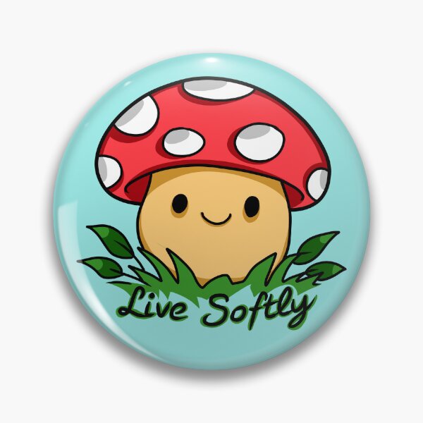 Item preview, Mushroom Live Softly designed and sold by Phyllya Design.