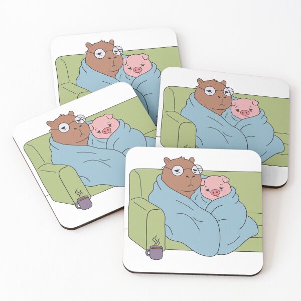 Item preview, Cozy Koa the Capybara - Chonkibao Weekend Mood designed and sold by Chonkibao.