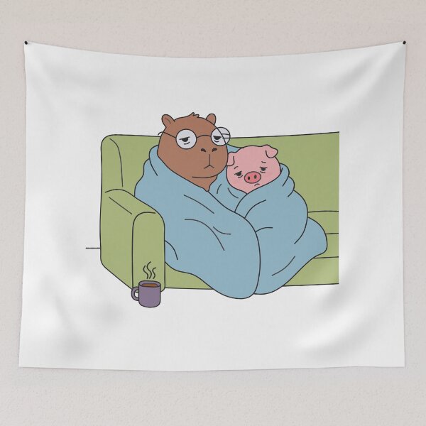 Item preview, Cozy Koa the Capybara - Chonkibao Weekend Mood designed and sold by Chonkibao.