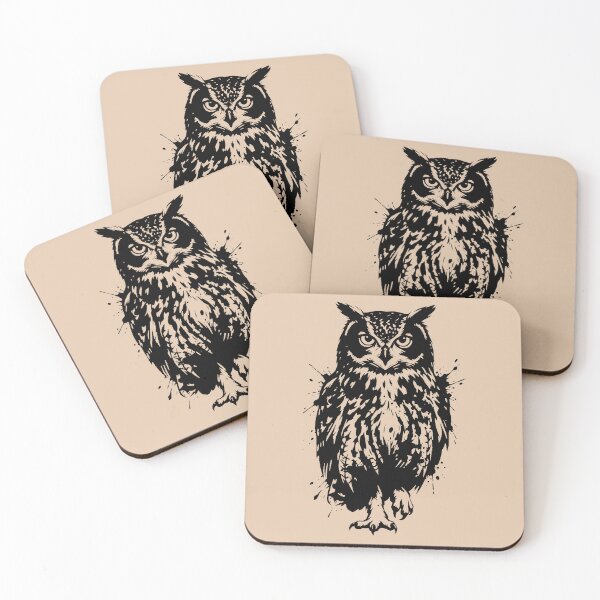 Item preview, Owl Minimalist Art.  designed and sold by OmikronStore.