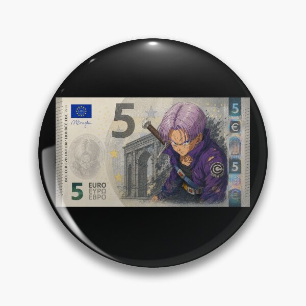 Item preview, Anime Warrior On Five Euro Banknote designed and sold by MOONE FLOWER.