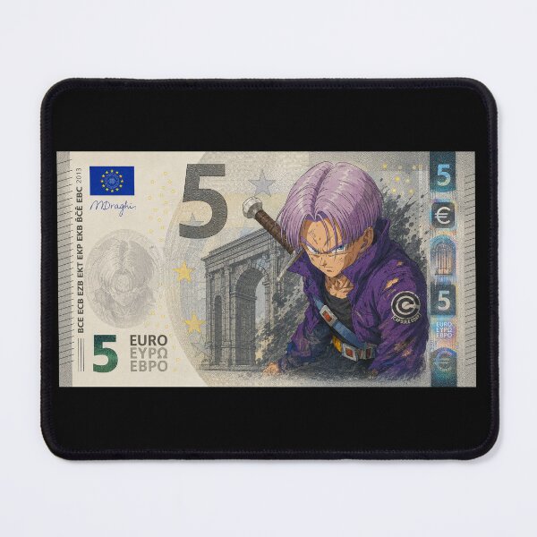 Item preview, Anime Warrior On Five Euro Banknote designed and sold by MOONE FLOWER.