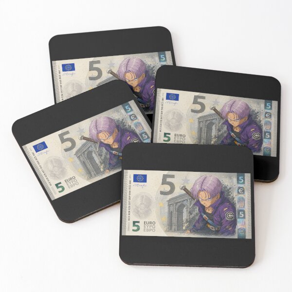 Item preview, Anime Warrior On Five Euro Banknote designed and sold by MOONE FLOWER.