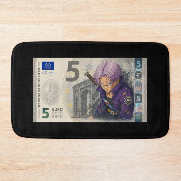 Item preview, Anime Warrior On Five Euro Banknote designed and sold by MOONE FLOWER.