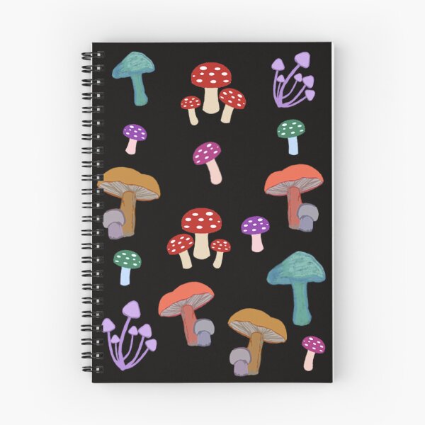Item preview, Dark forest bright mushrooms designed and sold by glowvim.