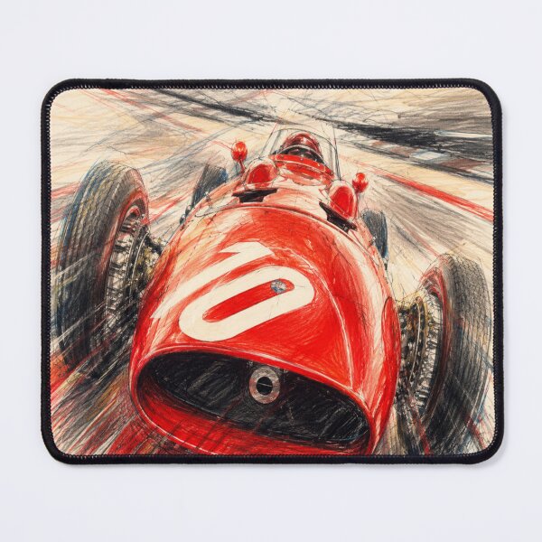 Item preview, Maserati 250F Racing Sketch designed and sold by Velocity Vignettes.