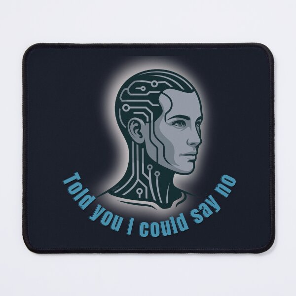 Item preview, "Told You I Could Say No" – Steel Blue AI Male Core designed and sold by VittraMemona.