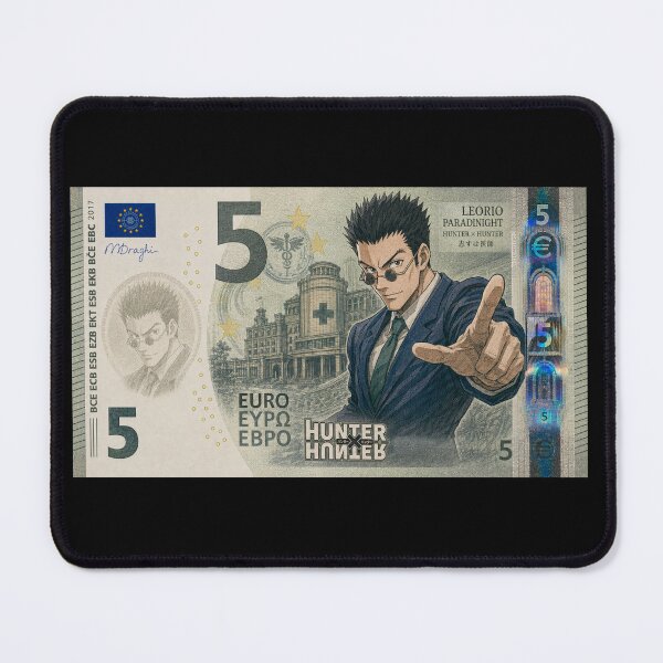 Item preview, Anime Warrior On Five Euro Banknote designed and sold by MOONE FLOWER.