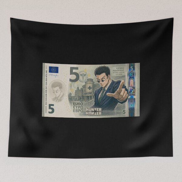 Item preview, Anime Warrior On Five Euro Banknote designed and sold by MOONE FLOWER.