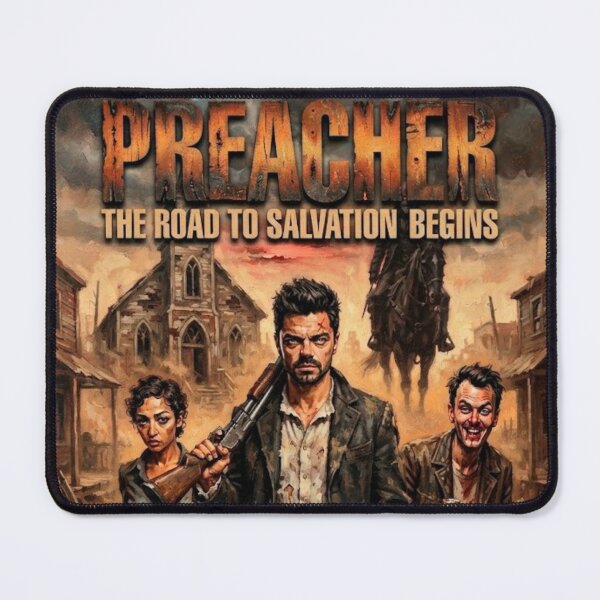 Item preview, Preacher Supernatural Western Fine Art Tribute designed and sold by Art's Diner.