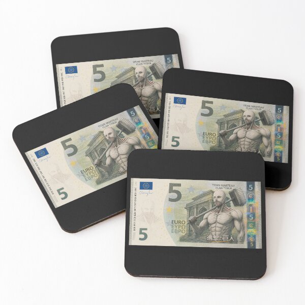 Item preview, Anime Warrior On Five Euro Banknote designed and sold by MOONE FLOWER.