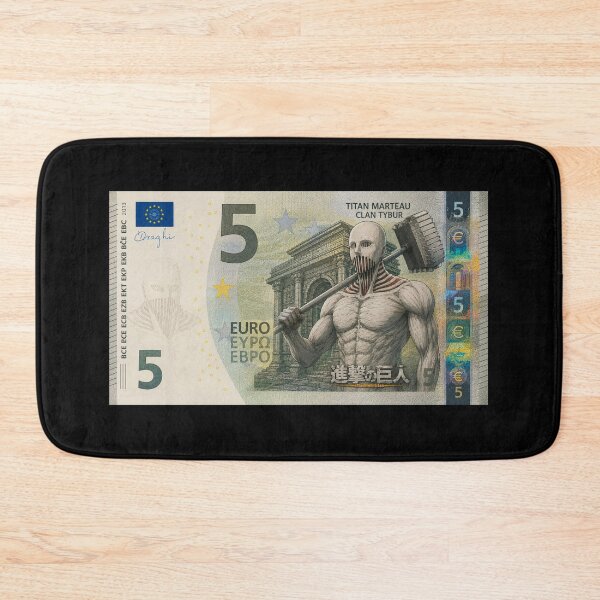 Item preview, Anime Warrior On Five Euro Banknote designed and sold by MOONE FLOWER.