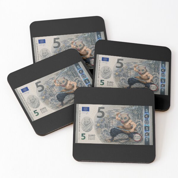 Item preview, Anime Warrior On Five Euro Banknote designed and sold by MOONE FLOWER.
