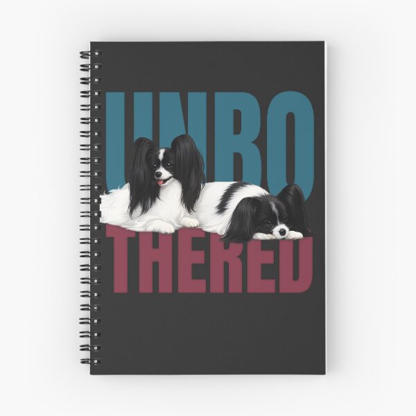 Item preview, UNBOTHERED Papillon Dogs | Quiet Luxury Dog Lover T-Shirt | Minimalist Fashion Typography designed and sold by PapillonArtStudio.