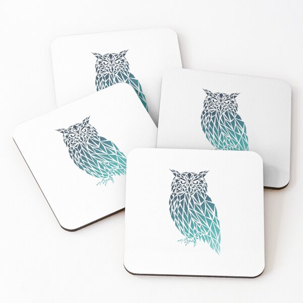 Item preview, Geometric Owl - Ocean designed and sold by Espyr.Art.