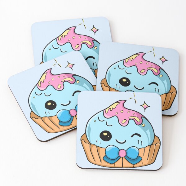 Item preview, Mochi Dessert Character Illustration designed and sold by Phyllya Design.
