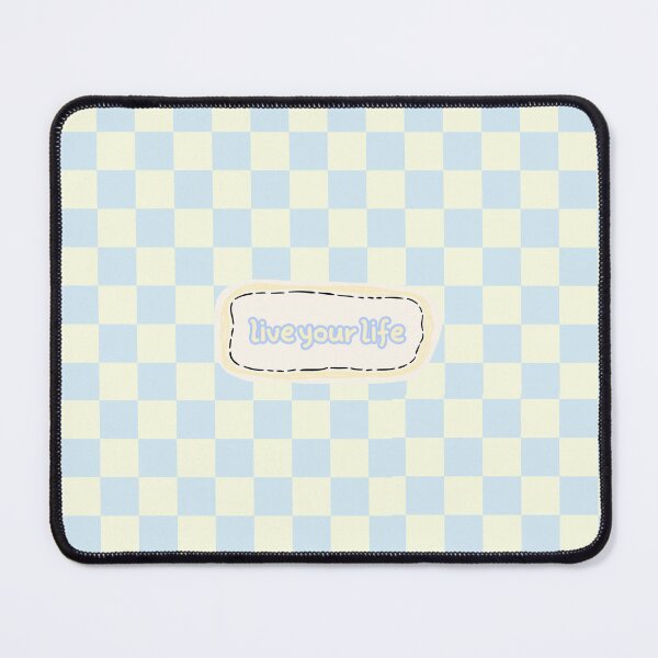 Item preview, Live Your Life Pastel Checkered Aesthetic iPhone Case designed and sold by alaa9898.
