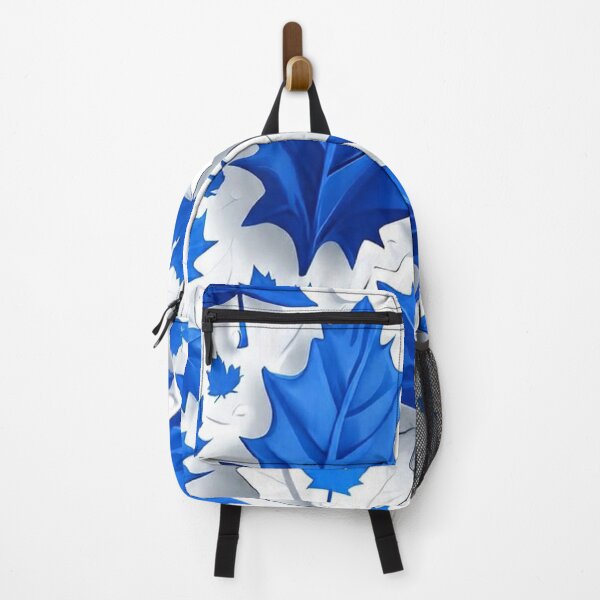 Item preview, Blue Maple Leaves Seamless Pattern Background – Vibrant Autumn Leaf Vector Design designed and sold by Arts121.