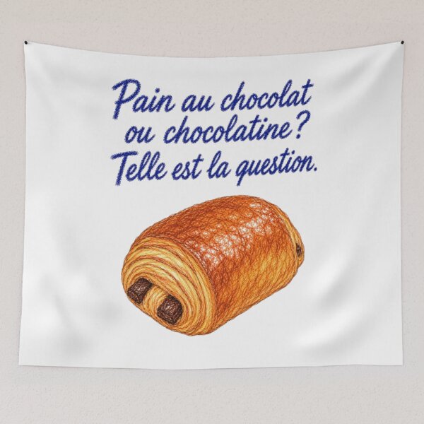 Item preview, Pain au chocolat or chocolatine? That is the question. designed and sold by JOANNASKAH.