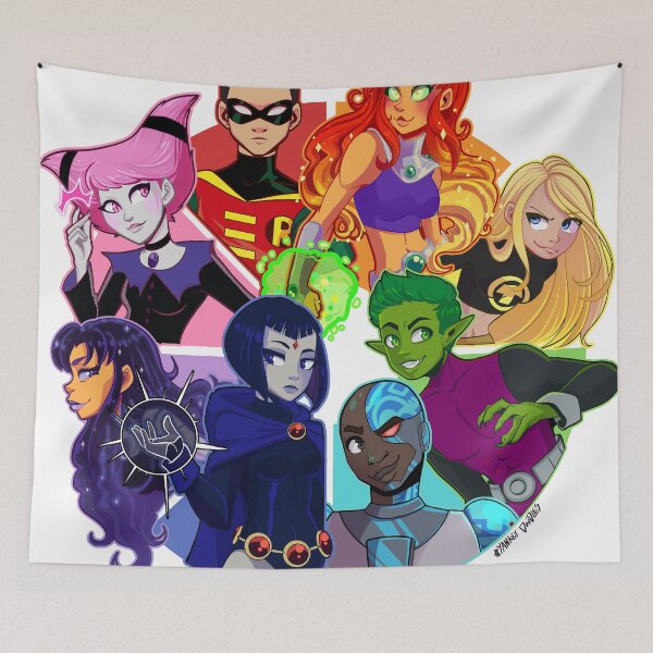Item preview, Teen Titans Print Design designed and sold by YankeyDoodles.