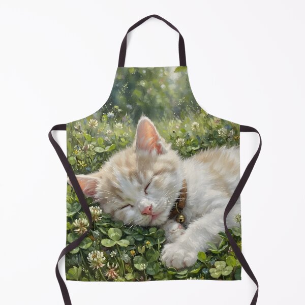 Item preview, Comfy as a Clover Kitty designed and sold by tobyheward.