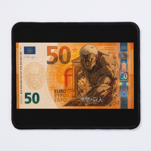 Item preview, Anime Warrior On fifty euros Banknote designed and sold by MOONE FLOWER.