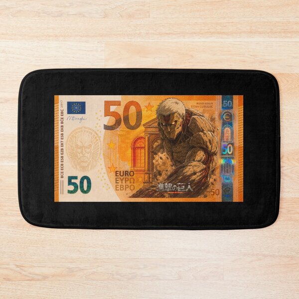 Item preview, Anime Warrior On fifty euros Banknote designed and sold by MOONE FLOWER.