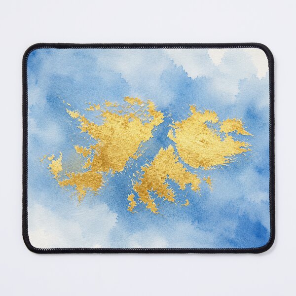 Item preview, Golden Cartography I – Malvinas Islands | Minimalist Abstract Art Argentina designed and sold by Esencia Argentina.