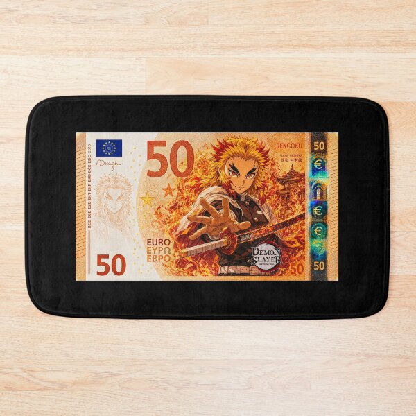 Item preview, Anime Warrior On 50 Euro Banknote designed and sold by MOONE FLOWER.