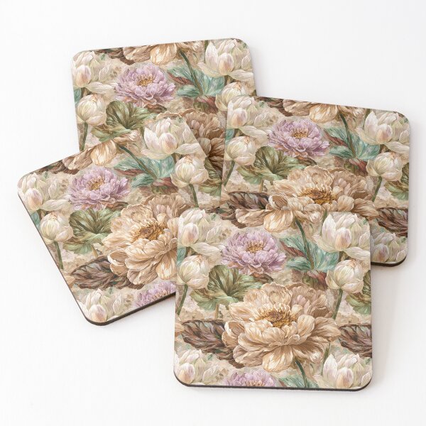 Item preview, Blooming Lotus Flower  - Botanical Garden Pattern - Housewarming Gifts designed and sold by RoyalStarsPatts.