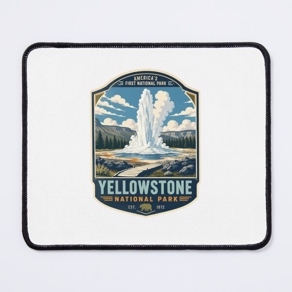 Item preview, Yellowstone National Park America's First National Park Est 1872 Travel Souvenir designed and sold by RetroMini2026.