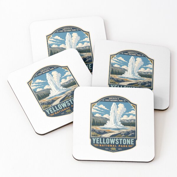 Item preview, Yellowstone National Park America's First National Park Est 1872 Travel Souvenir designed and sold by RetroMini2026.