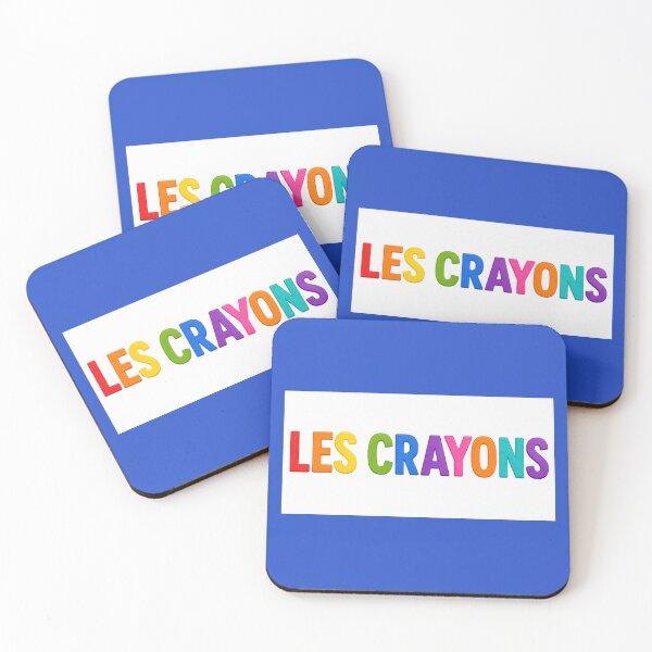 Item preview, Les Crayons | French Classroom Typography designed and sold by Novel Works Studio.