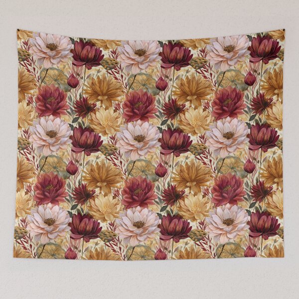 Item preview, Radiant Lotus  - Flower Garden Pattern - Moms Day Gifts designed and sold by RoyalStarsPatts.
