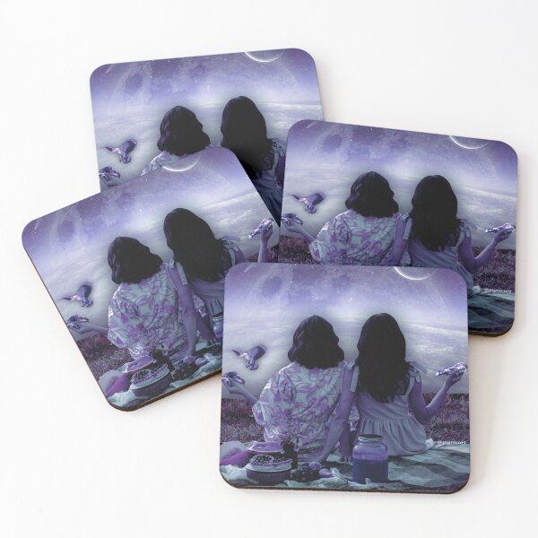 Item preview, Soul sisters at a picnic. Blue designed and sold by mgro-art.