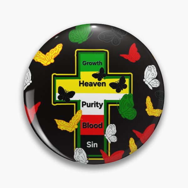 Item preview, wordless cross telling salvation through colors designed and sold by gracehopelove.