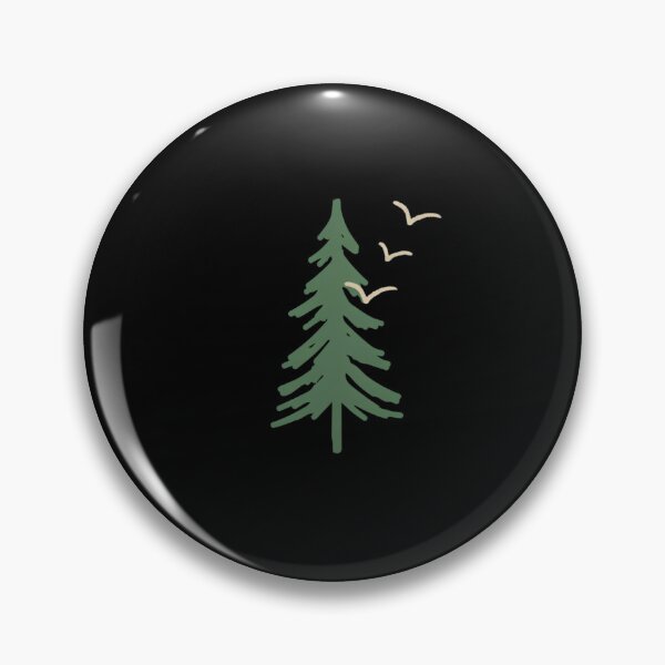 Item preview, tree in the center and a few small simple bird designed and sold by 123ks.