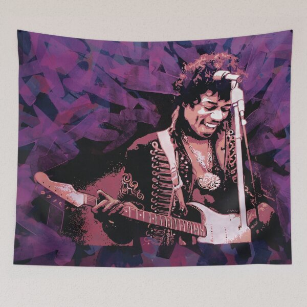 Item preview, JIMI HENDRIX TALISMAN – PSYCHEDELIC ROCK ART designed and sold by supernikol.