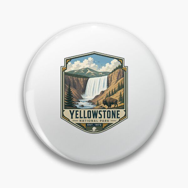 Item preview, Yellowstone National Park Est. 1872 Travelers Outdoor Adventure Souvenir designed and sold by RetroMini2026.