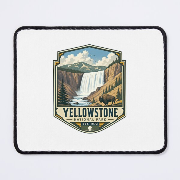Item preview, Yellowstone National Park Est. 1872 Travelers Outdoor Adventure Souvenir designed and sold by RetroMini2026.