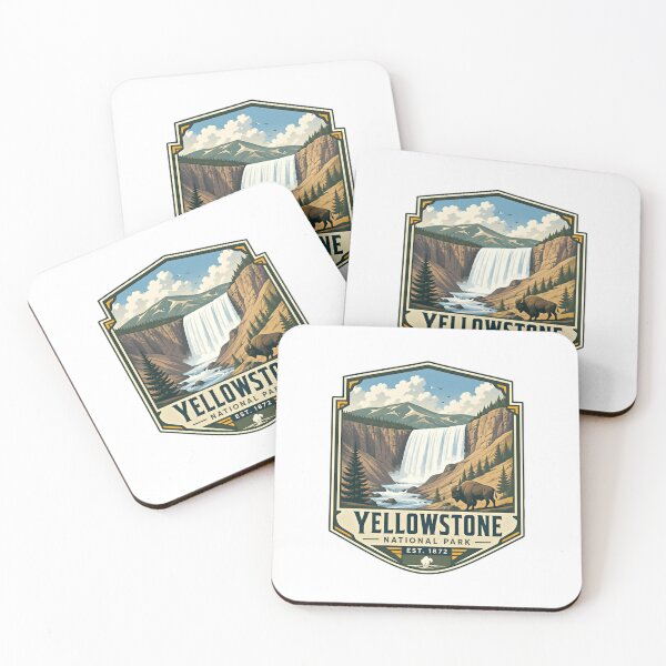 Item preview, Yellowstone National Park Est. 1872 Travelers Outdoor Adventure Souvenir designed and sold by RetroMini2026.