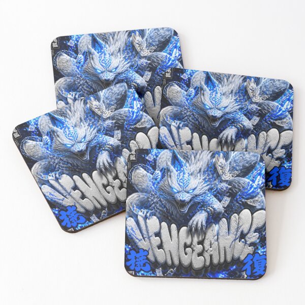 Item preview, Blue Flame Mystical Streetwear Design--#SpiritFox # designed and sold by mo-carnival.