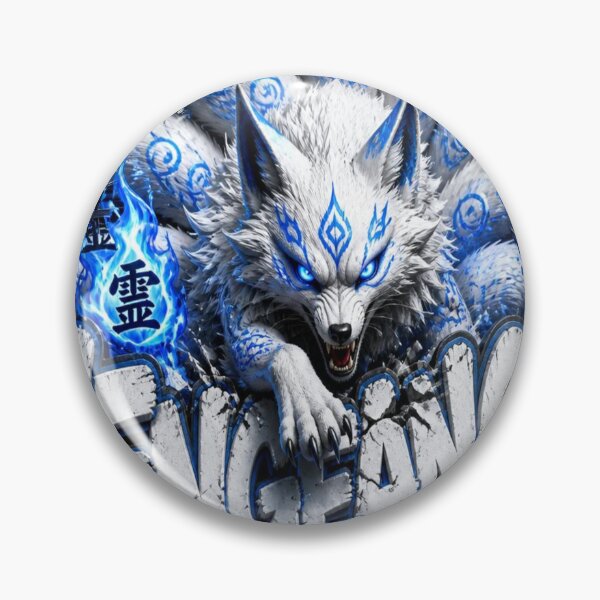 Item preview, Blue Flame Mystical Streetwear Design--#SpiritFox # designed and sold by mo-carnival.