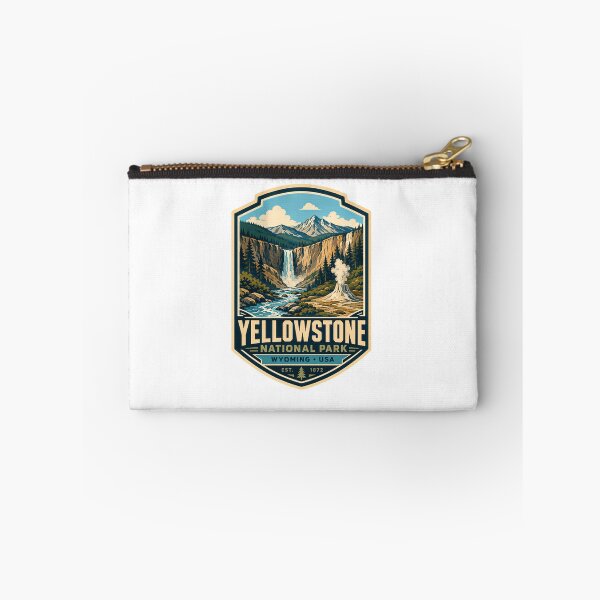 Item preview, Yellowstone National Park Wyoming USA Est. 1872 Travel Souvenir Park Explorer designed and sold by RetroMini2026.