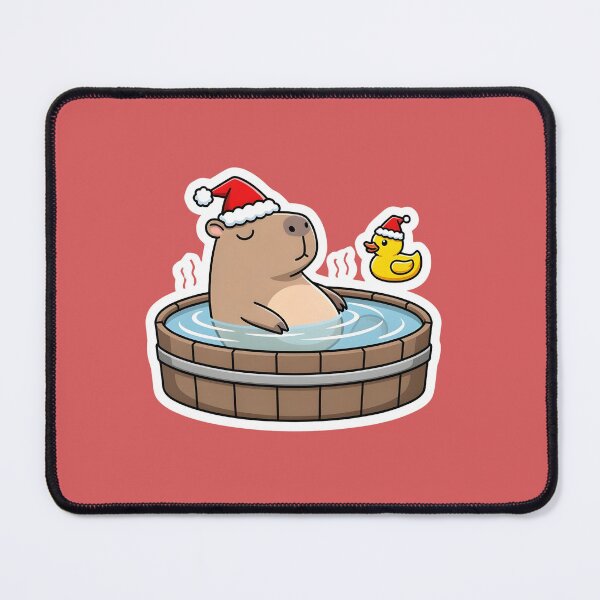 Item preview, Christmas Capybara Hot Tub Shirt, Cozy Holiday Animal Gift designed and sold by Raw Tigers.