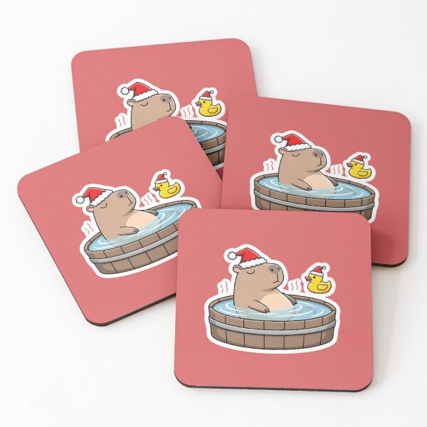 Item preview, Christmas Capybara Hot Tub Shirt, Cozy Holiday Animal Gift designed and sold by Raw Tigers.